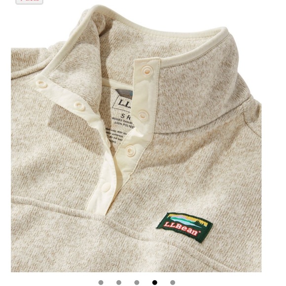 Women's L.L.Bean Sweater Fleece Pullover - Picture 2 of 9